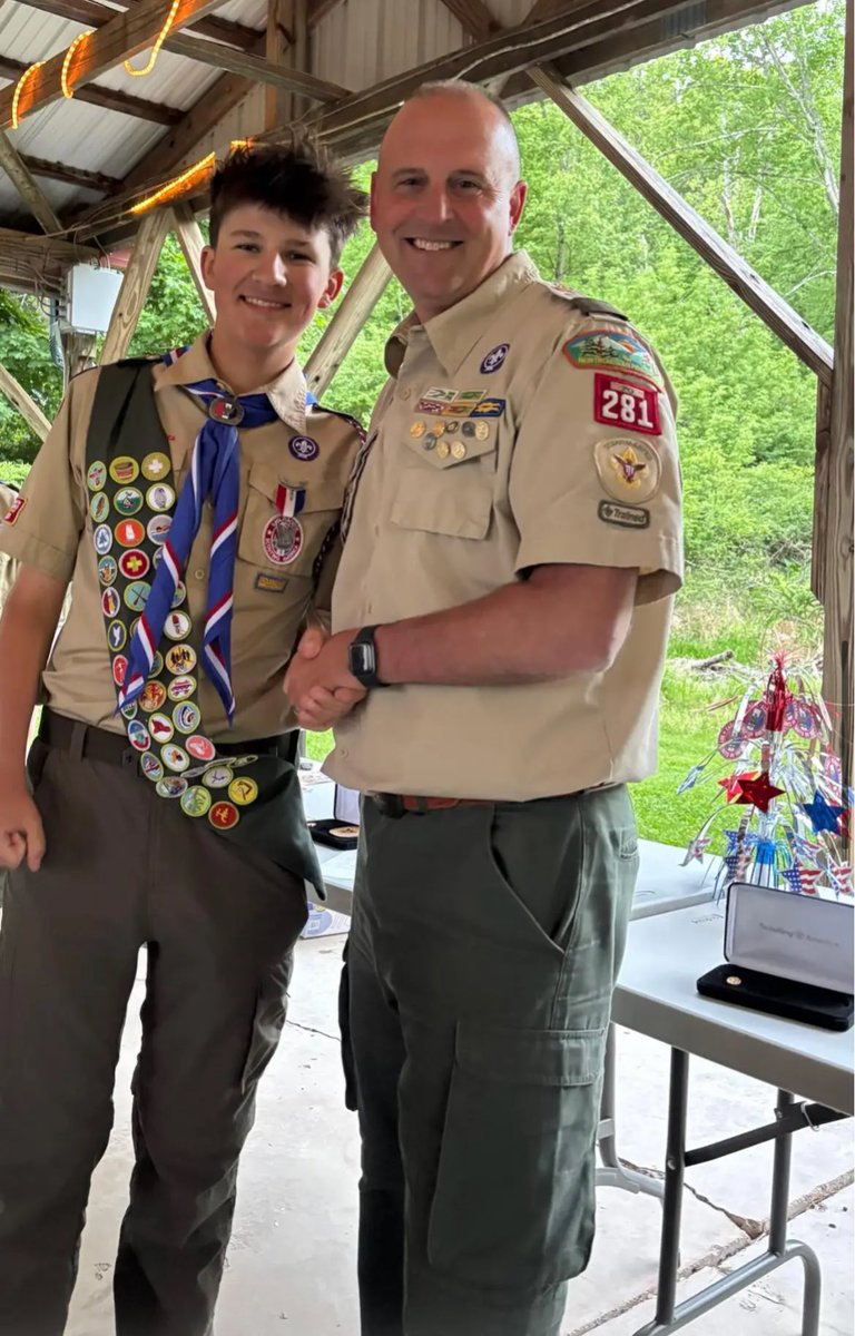 DHSBaseball34's tweet photo. Congratulations to Connor Herman on his Eagle Scout. We are proud of you! 
#RollMounts https://t.co/I1njli41PA