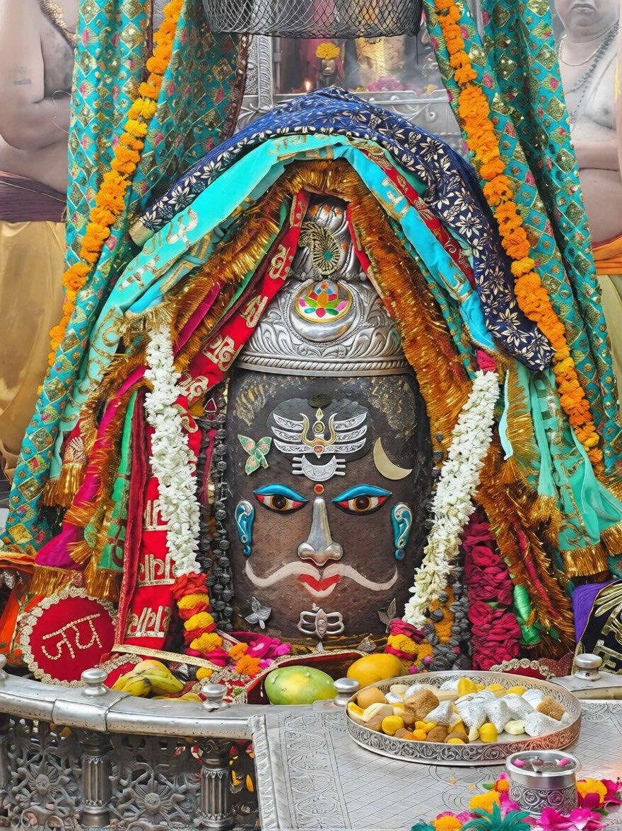 Leetul4's tweet photo. Jai Mahakal baba 🚩🌹🔱🙏.
 श्री महाकालेश्वर भस्म आरती दर्शन | 27.05.2026  Shri Mahakaleshwar Bhasma Aarti Darshan | 27.05.2026🌸🌷🌼🌺💐🙏🔱🌹🚩
Har Har Mahadev 🙏🔱🌹🚩.
Good Morning 🙏🔱🚩🌹 https://t.co/m6cVjNwJs1