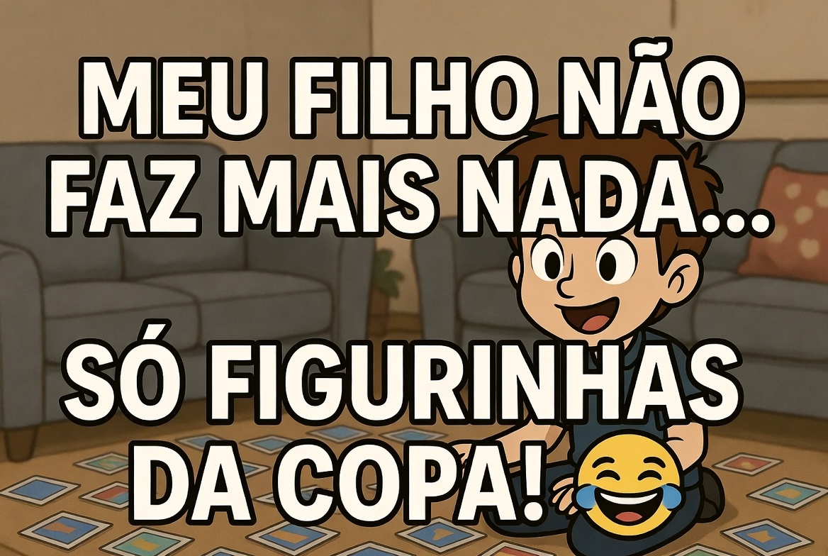 H_deFamilia's tweet photo. Realidade 2026:

Filho: “Pai, me compra mais figurinha”

Eu: “E o resto da vida, filho?”

Ele: “Que vida?” 😂

Alguém mais perdendo pro álbum da Copa? https://t.co/OB0VCrCF19