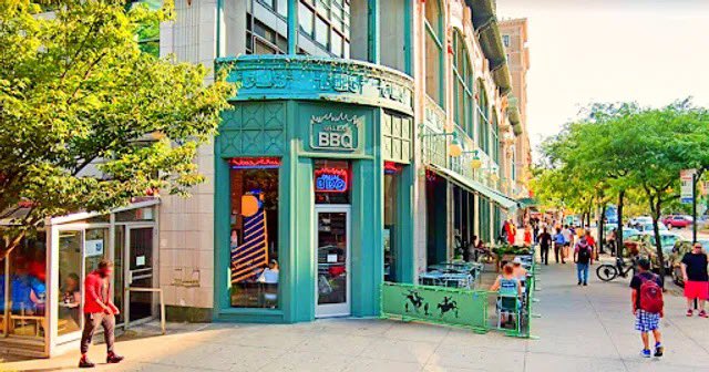 garret2solid's tweet photo. Malcolm X was assasinated at what is now a Dallas BBQ in Harlem. https://t.co/blEL6eziBo