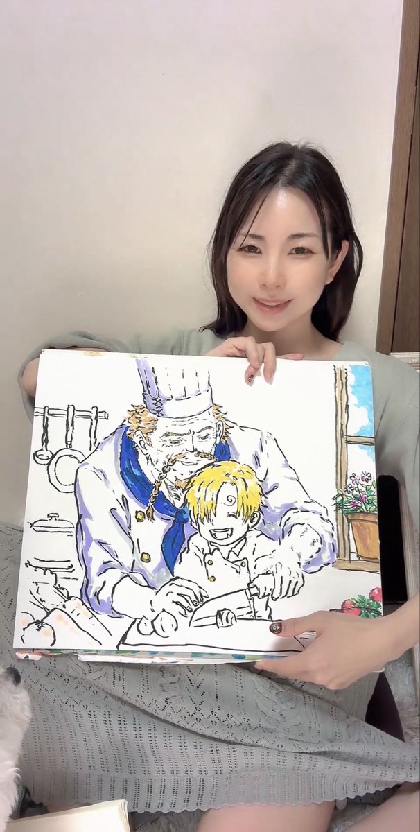 Suzu2024oct's tweet photo. I’m drawing Sanji and Chef Zeff from One Piece with my feet 👣✨
This scene still makes me emotional every time 💛
足で描いたワンピースのサンジとゼフの途中経過！
#ONEPIECE #Sanji #Zeff #FootArt #AnimeArt #FanArt #WIP #ArtistOnX https://t.co/YVfJsbaL0g