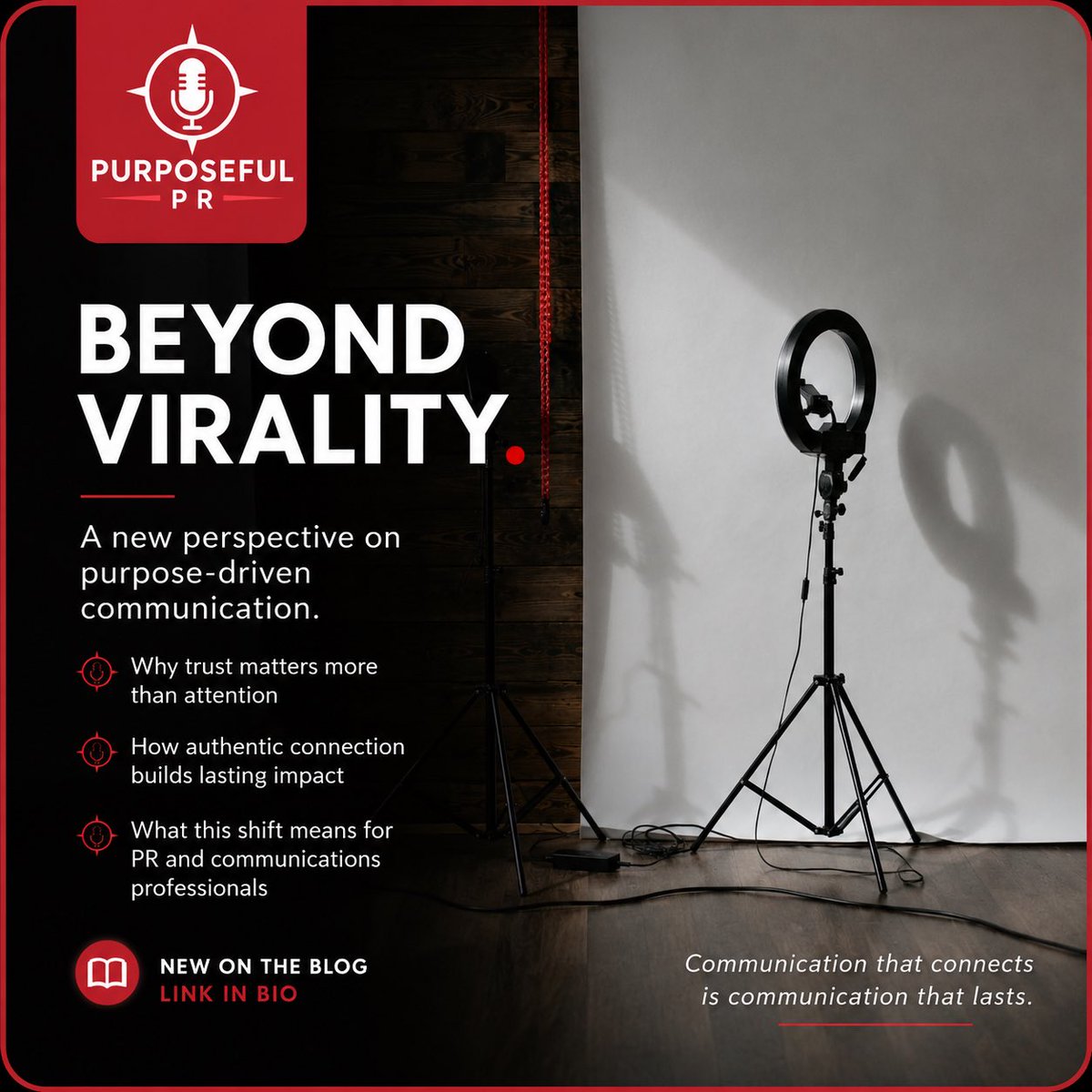 PurposefulPR's tweet photo. Brands chased virality for years. 

But trust, authenticity, and real connection may matter more now. 

 #PR #PurposeDriven 

https://t.co/5nhOn4Gh63 https://t.co/Bf6sisAUKS