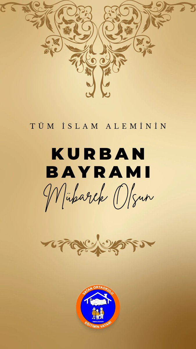 vatan_omerli's tweet photo. Paylaşmanın, dayanışmanın ve manevi huzurun en güzel şekilde hissedildiği Kurban Bayramı’nın tüm İslam alemine sağlık, mutluluk ve bereket getirmesini diliyoruz. Bayramımız mübarek olsun. 🌙✨🕌🕋 

@mardinilmem 
@omerli_Kaymakam 
@OmerliMem 
@umitcetin47100 https://t.co/oMK2q8sZAs