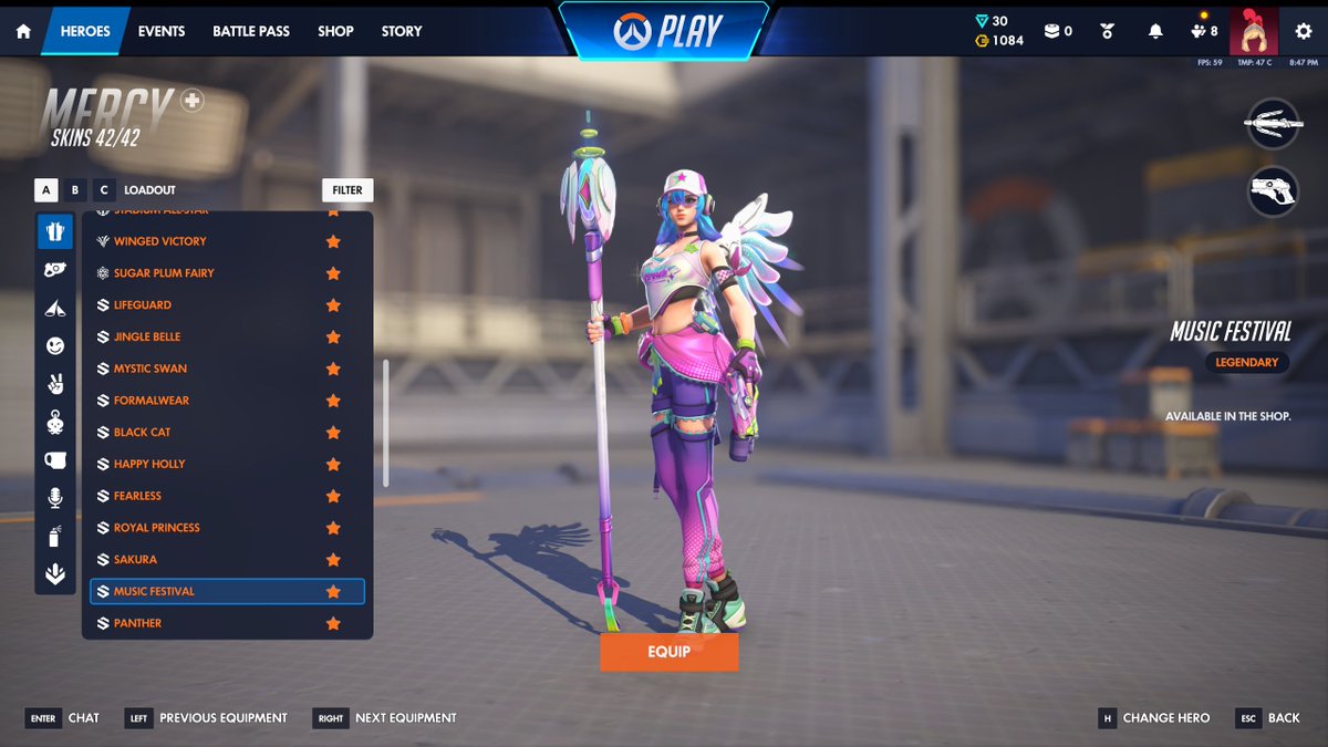 luvgoldyn's tweet photo. The Mercy Collection Grows...42 skins, 6 billion dollars spent. Millions of Lootboxes opened. (Bought Music Festival today and got Sakura from a lootbox)

#mercymain #owtwt #mercy #overwatch https://t.co/nMgkPA16d5