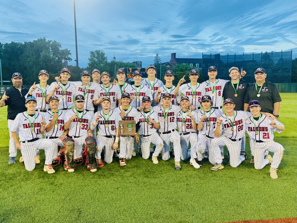 twil2323's tweet photo. Huge congrats to the Fairfield Union baseball team: The Falcons are District Champions for the first time since 1999. https://t.co/1xiNonkREU