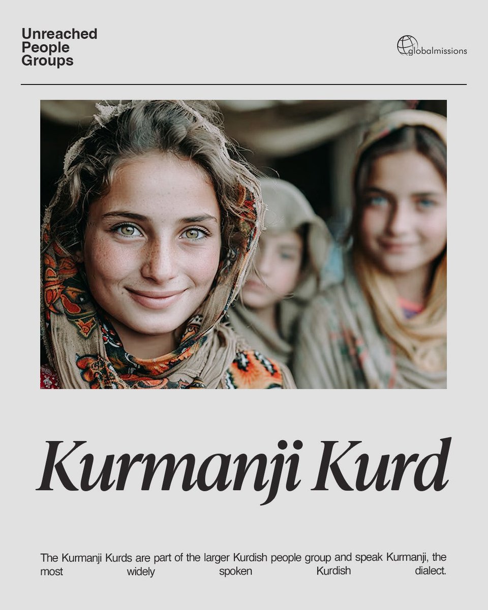 UPCIMissions's tweet photo. The Kurmanji people of the Eurasia/North Africa region remain one of the many unreached groups still waiting to hear the Gospel—let’s pray for open doors, bold laborers, and a harvest of souls ready to receive truth 🙏🌍 #UnreachedPeopleGroup
#PentecostEveryDay #UPCI https://t.co/kQpIr2MEfd