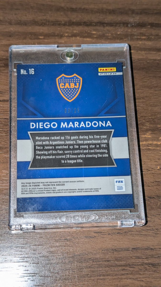moerscards's tweet photo. Diego Maradona Orange Flashback Prizm /25 - $250

*See pinned tweet for shipping
#Moerstacks #CUTL #TSSS https://t.co/kRooc5ICCn