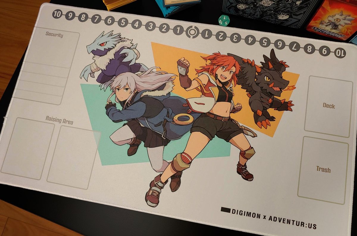 knau1157's tweet photo. Printed a OC themed playmat!
#OC #yuri #digimon #DigimonCardGame https://t.co/uwB6g83CDN