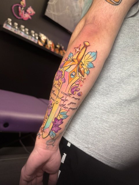 Astral_Austen's tweet photo. I'm a wanted this quote tattooed from @Gingerhazing's incredible show since the series finale first premiered and we've FINALLY made it happen https://t.co/GbuyIlyKf9