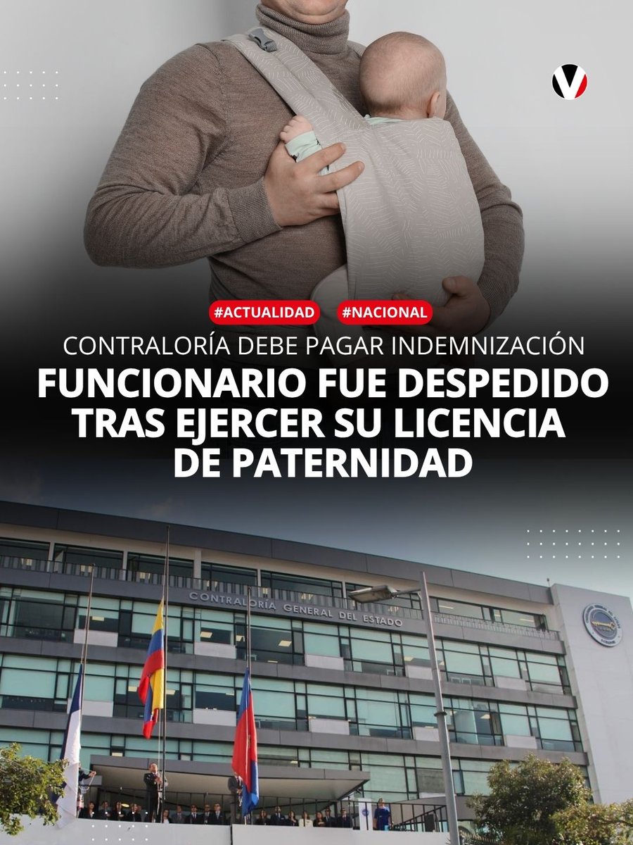 QuitoNoticias1's tweet photo. 🚨  DEBEN DESPEDIR AL DIRECTOR DE TTHH.
🔹 La @ContraloriaECU despidió a un empleado que legalmente pidió licencia por paternidadad.
🔹 Ahora, la @CorteConstEcu declaró "la vulneración de los derechos" y dispuso el pago de una reparación económica 
👇
 https://t.co/wf3WvIF5EW https://t.co/xqnKZpHAFs