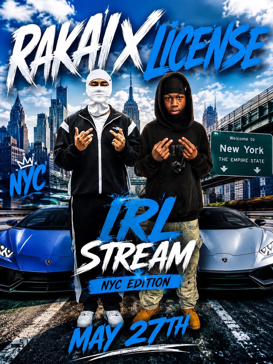 Trendsette30515's tweet photo. RAKAI X LICENSE 

STREAM TOMORROW 😂🍿 https://t.co/GBPGsXFRTN