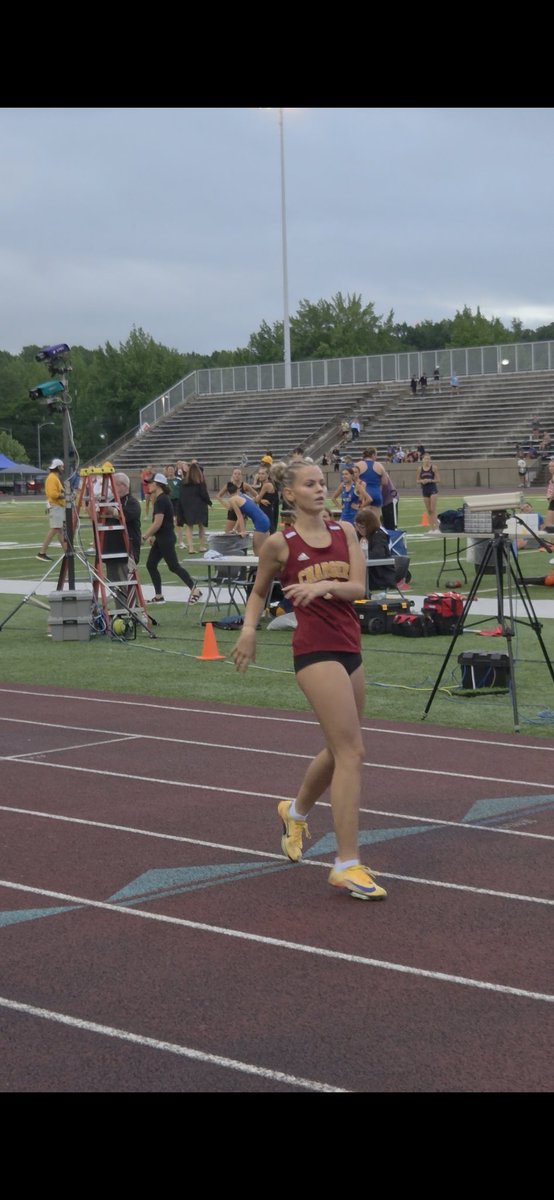 TrackSquadCoach's tweet photo. Mya Hudson breaks her record twice in one night at the regional!  She ran a 15.50 in the qualifying race and ran a 15.46 in the finals where she finished in 6th place.  Mya has had a great career at Pike Central!  Way to go, Mya!

We are proud of you! https://t.co/vrxwtLWF4o