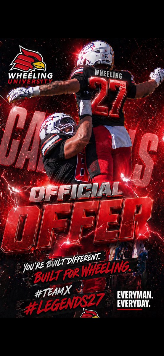 Raelewis09's tweet photo. Blessed to receive an offer from Wheeling University. AGTG! ✝️@WheelingU_FB  @LBcoachsmith @CoachBruneyW_U 
@WNWarriorsFB https://t.co/79NH6dqocr