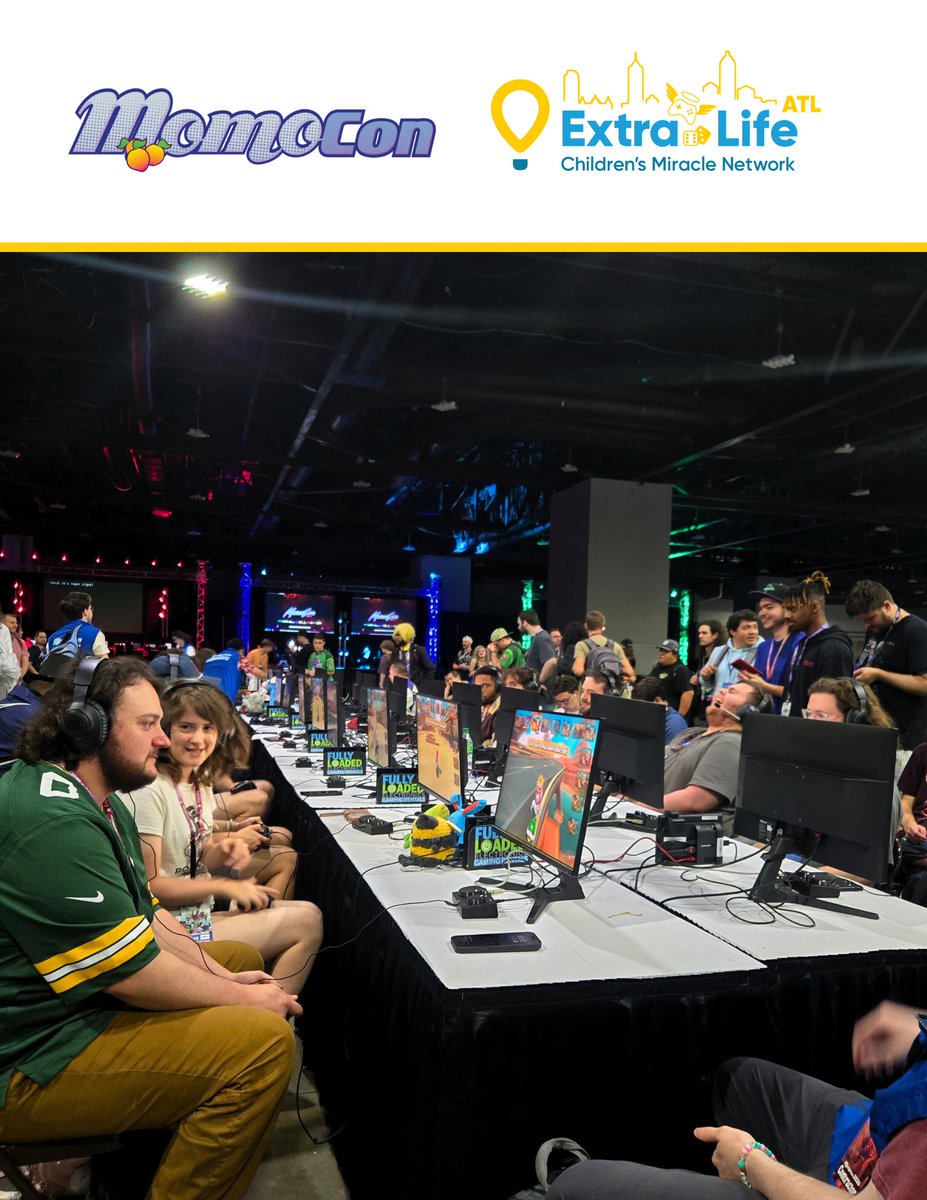 ExtraLifeAtl's tweet photo. 🎮 MomoCon 2026 is officially a wrap, and we’re still riding the high🔥
To everyone who stopped by, donated, joined Extra Life ATL, or learned about our mission for the first time: You’re family now 💙
See you in 2027
#MomoCon #MomoCon2026 #ExtraLifeATL #ForTheKids #CHOA #CMN https://t.co/vDkJxAelNN
