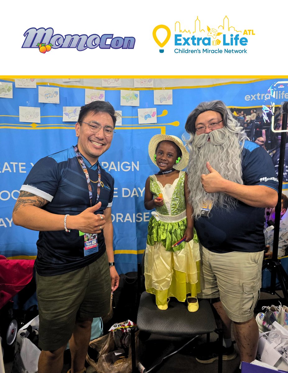 ExtraLifeAtl's tweet photo. 🎮 MomoCon 2026 is officially a wrap, and we’re still riding the high🔥
To everyone who stopped by, donated, joined Extra Life ATL, or learned about our mission for the first time: You’re family now 💙
See you in 2027
#MomoCon #MomoCon2026 #ExtraLifeATL #ForTheKids #CHOA #CMN https://t.co/vDkJxAelNN