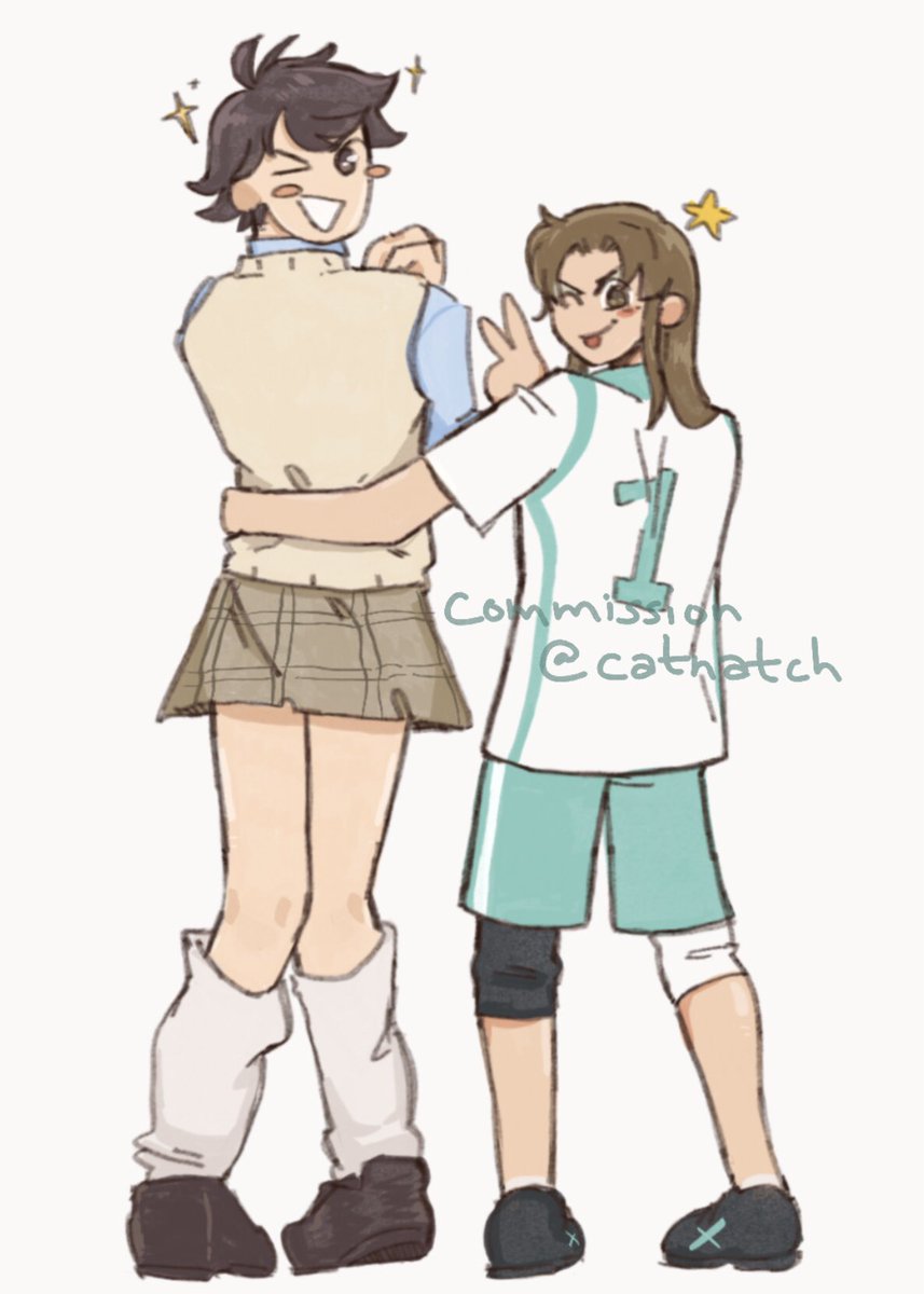 catnatch's tweet photo. recent tokyo revengers + haikyuu commishies for dear oomfies 💙 https://t.co/0acmKgVX6T