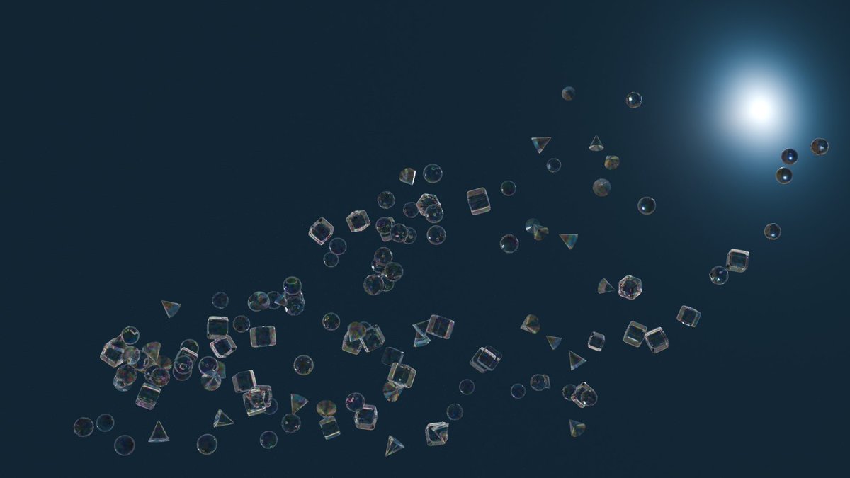 SBlender73232's tweet photo. シャボン玉ってこんな手軽に作れてしまうんだ…
勉強になりました🫧

#YBチャレンジ #blender https://t.co/0UtNziMoYk