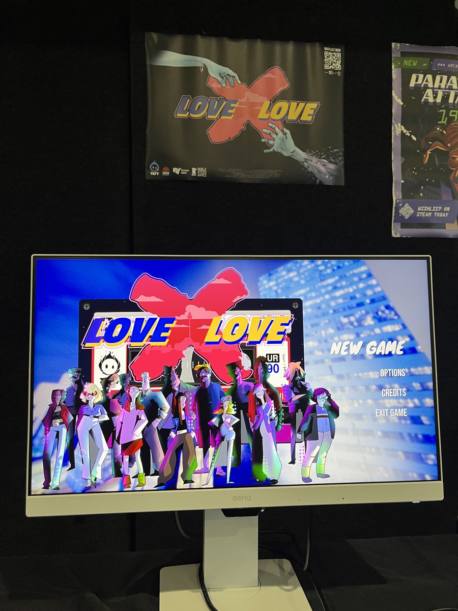 tkfyco's tweet photo. Legends! Central Coast Comic Con 2026 was a moment for The Kids From Yesterday. 

Watching people sit down with LOVE X LOVE (love-cross-love @lovexloveshow ) for the first time — that's something I'll carry for a while. As will the memory of how chaotic it was :D

We had out first pop-up shop and we sold pins, shirts, the magazine — people actually bought them! That means more than you know. Every sale goes straight back into the game and the studio.

Our first public playtest of LXL ran on @msigaming  hardware (shout out to them for sponsorship of the Indie Game Showcase at the @CCComicon  event by RYSS) and it felt great to have this moment.

Even if this early build was janky as all heck... as all early stage prototypes are! 

Even if I broke the build at 9AM when the show started at 1030AM.

But, 
It was Middle City at night. 
It was Baby on the road. 
It was Mr Love and DLOVE on the 'radio'. 
It was the Revery. 
It was players playing something and experiencing the earliest form of the vision we have for this game we call LOVE X LOVE.

If you want to help shape the game and support early — there's a waitlist and we have Private pre-pre-pre alpha invites will go there first, no promises on timing but that's your best shot. 

Thank you to Josh @CriticalGamesAU and the CCGD community for putting on the showcase. Thank you Screen NSW for your ongoing support. We wouldn't be where we are without your support. And thanks to everyone at TKFY (Tahnee Worland, we did it!) and all of our indie dev comrades for their support and encouragement.

Waitlist link in the description. Lovers, we can't wait to meet you.

— Mike / TKFY
#loveindies #indiegames #tkfy #indiedev