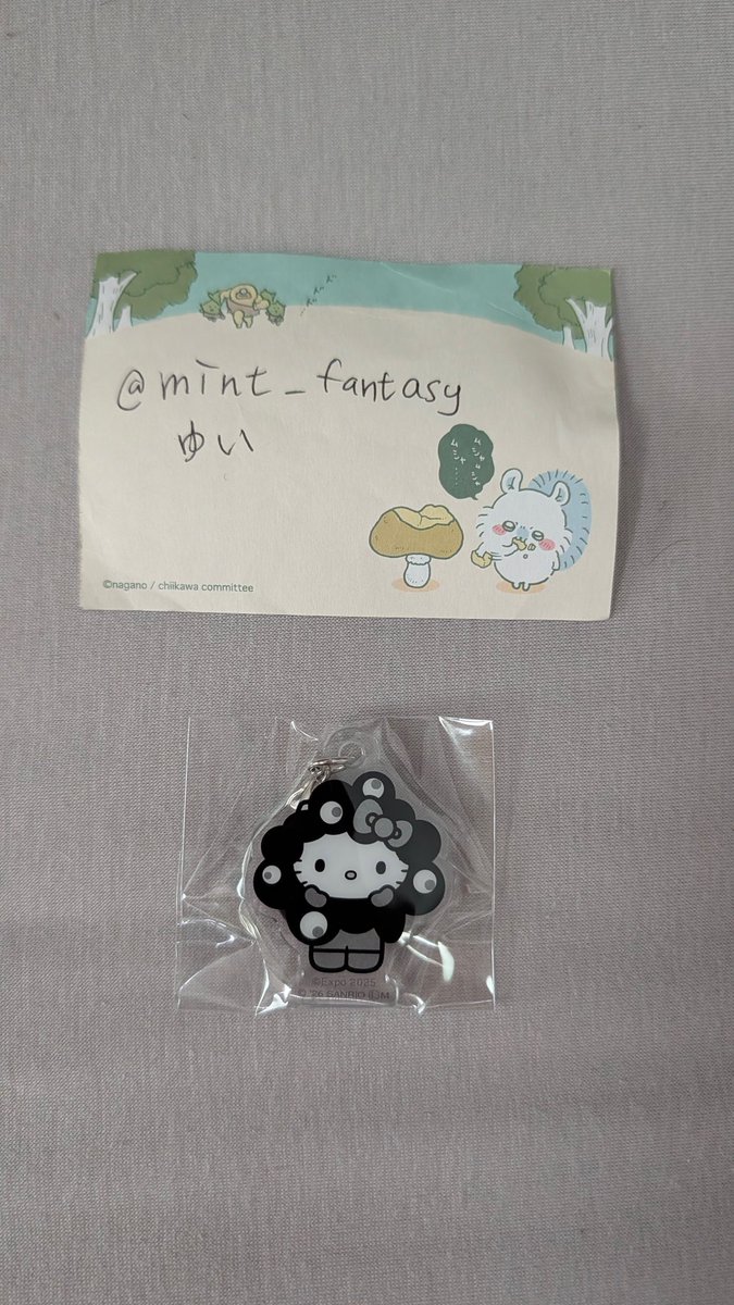 mint_fantasy's tweet photo. 【交換】Expo 2025 サンリオキャラクターズ ミャクミャクなりきりアクリルチャーム2
【譲】キティ
【求】シナモン

郵送・都内手渡し可能です。
検索からお気軽にお声掛けください。よろしくお願いいたします。 https://t.co/COpURh3vC9