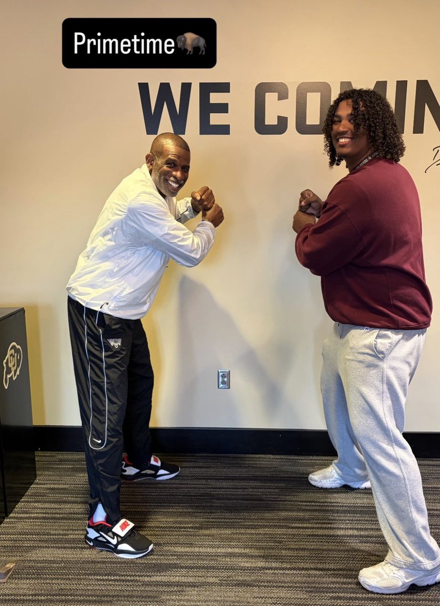 CollegeSaturday's tweet photo. 6'6"300 IOL from Michigan has eyes on Colorado. 🛝🦬🐕‍🦺 https://t.co/bosQBjA1PH