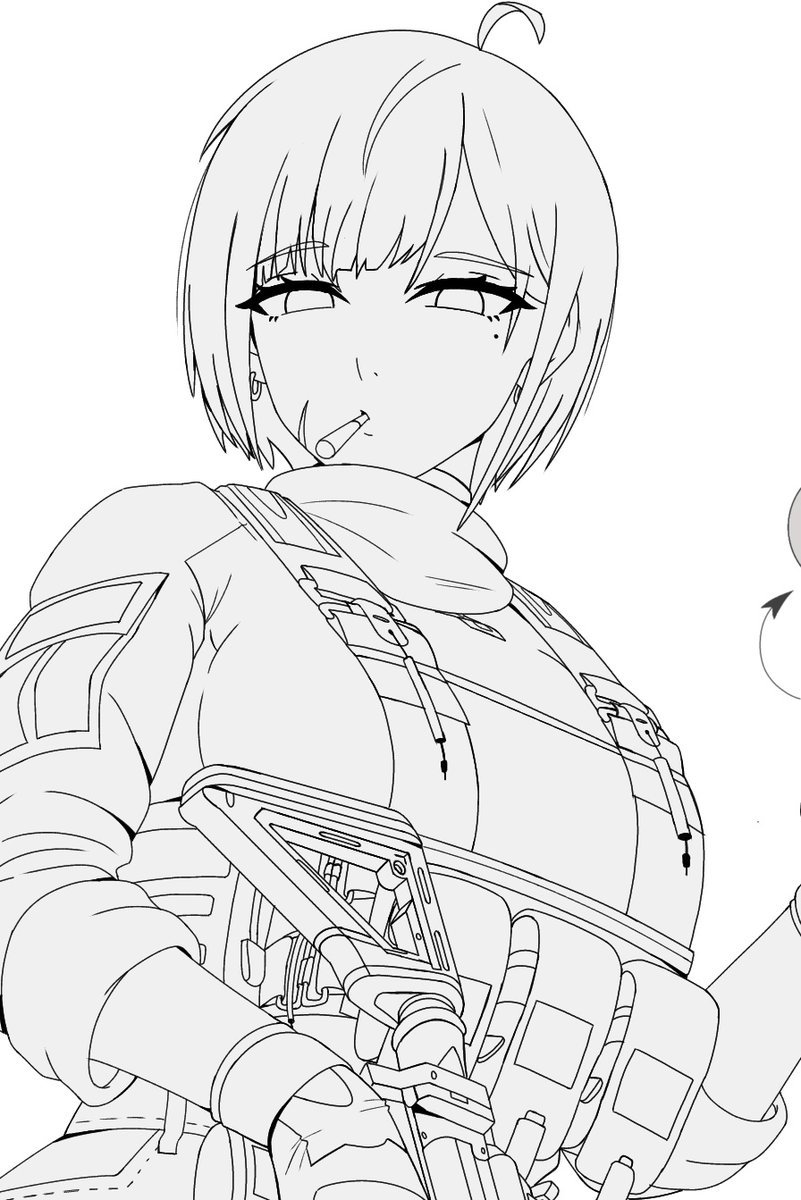 __Luifer__XD's tweet photo. Wip #arenabreakout #oc #digitalartㅤㅤㅤㅤ https://t.co/3qCN50IusL