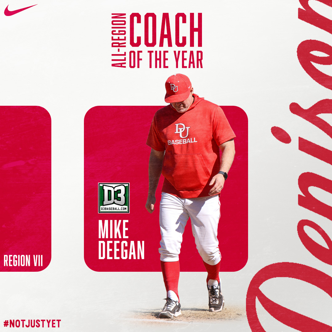 DU_Baseball's tweet photo. Region VII Coach of the Year!!

#NotJustYet https://t.co/06E6R1RV03