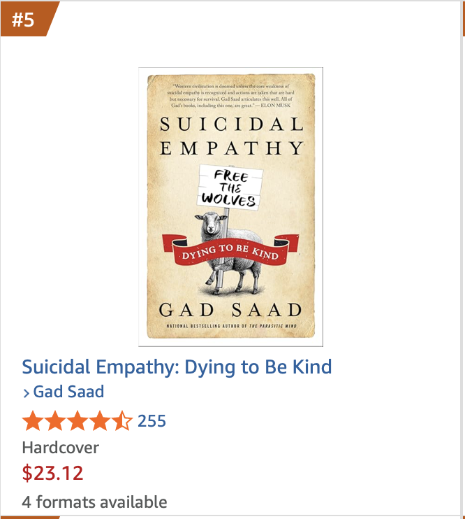 Gad Saad tweet media