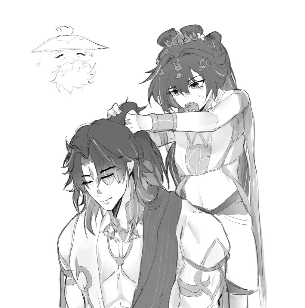 tarasticb's tweet photo. It’s four in the morning anyways zhuming family #Blade #Yunli https://t.co/aFEurnPJGq