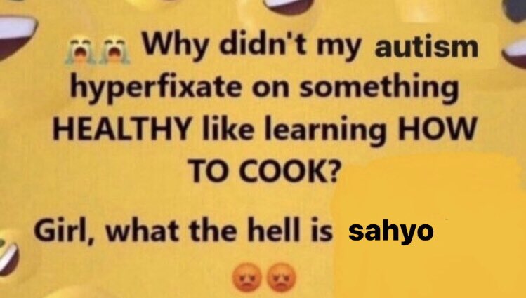 sahyoful's tweet photo. THAT ONE FRIEND WHOS TOO INTO SAHYO https://t.co/s6488br4Nv