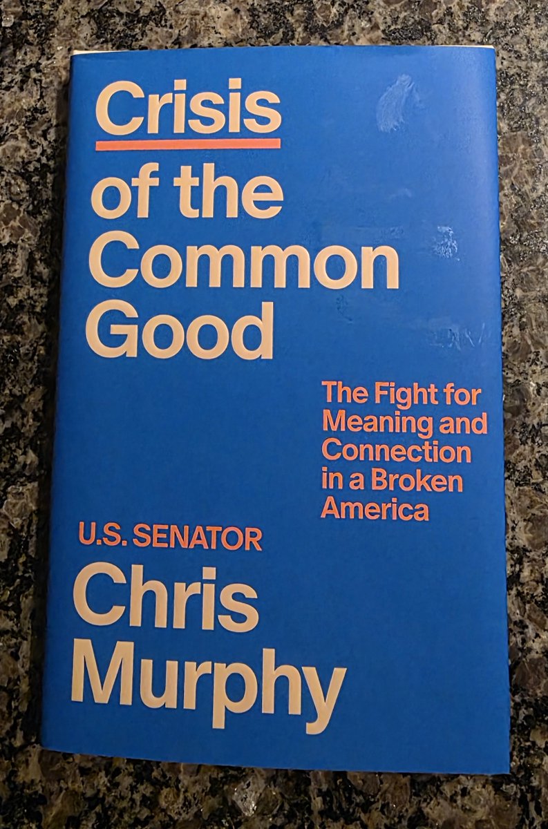 Ali_Wyne's tweet photo. Senator @ChrisMurphyCT writes near the end of his new book, published today, that “kindness doesn’t need an audience to do its work” (p. 263). https://t.co/F96LDJdt6x
