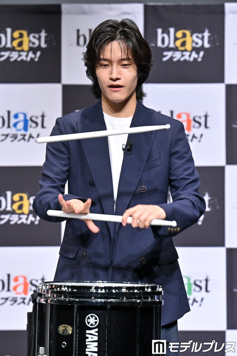 modelpress's tweet photo. 【写真追加📸】Aぇ! group佐野晶哉
「blast ブラスト！」記者発表会✨
https://t.co/CkE6KKKNRS

◻️音大出身・佐野の音楽知識にMC唸る
◻️「本当に衝撃を受けた思い出」とは❓
「つい半年前ぐらいですかね」

#blast2026 #ブラスト2026 https://t.co/En00Ax18yK