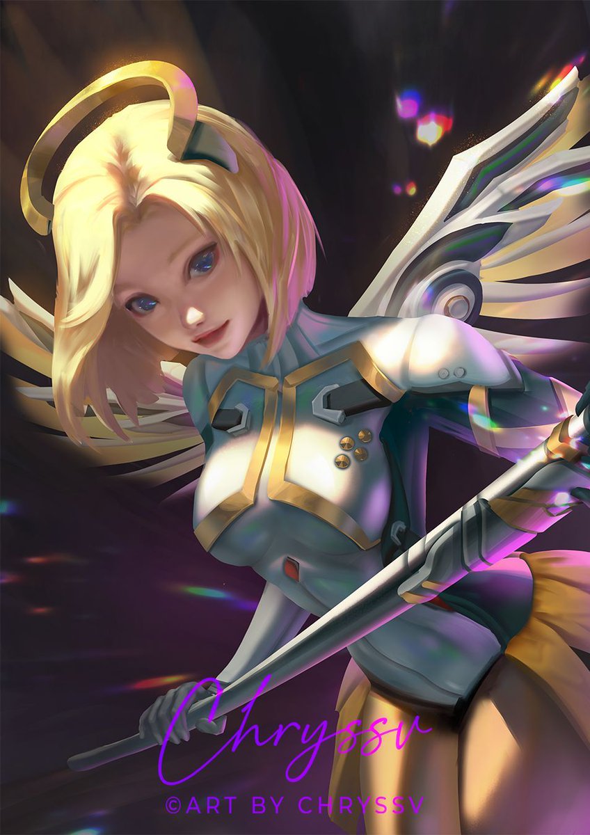ChrySs_V's tweet photo. Mercy Fanart.
Painted months ago. Painting process on youtube
#overwatch #ow2 #Mercy #digitalart https://t.co/VXzCi6ttea