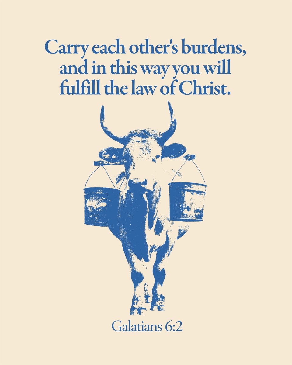 DowneyChurch's tweet photo. The law of Jesus is to carry one another's burdens. It's to love in such a way that we make life more livable for our brothers and sisters in Christ. https://t.co/3YED0wirtq