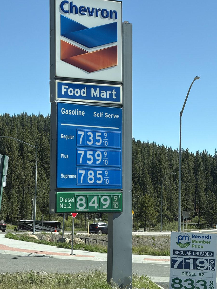 CountryofFools's tweet photo. @Savsays Actual gas prices in my town🙃 https://t.co/WaYSFL4Mhg