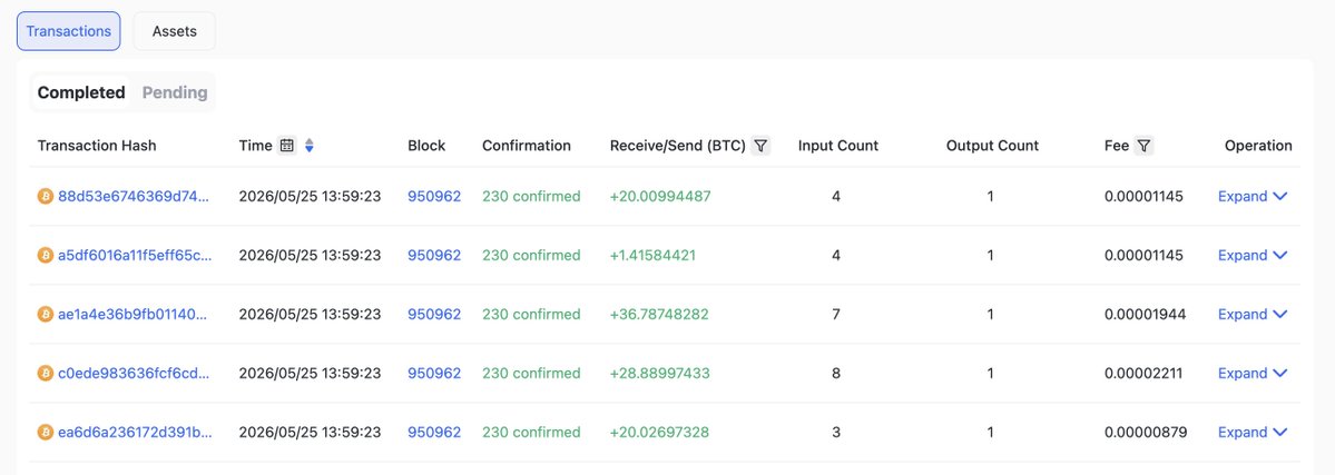 iChatGo's tweet photo. Yesterday 107 BTC was transfered to Bitcoin burned address
https://t.co/zO2JJP0aiI https://t.co/2WAbTfj7hH