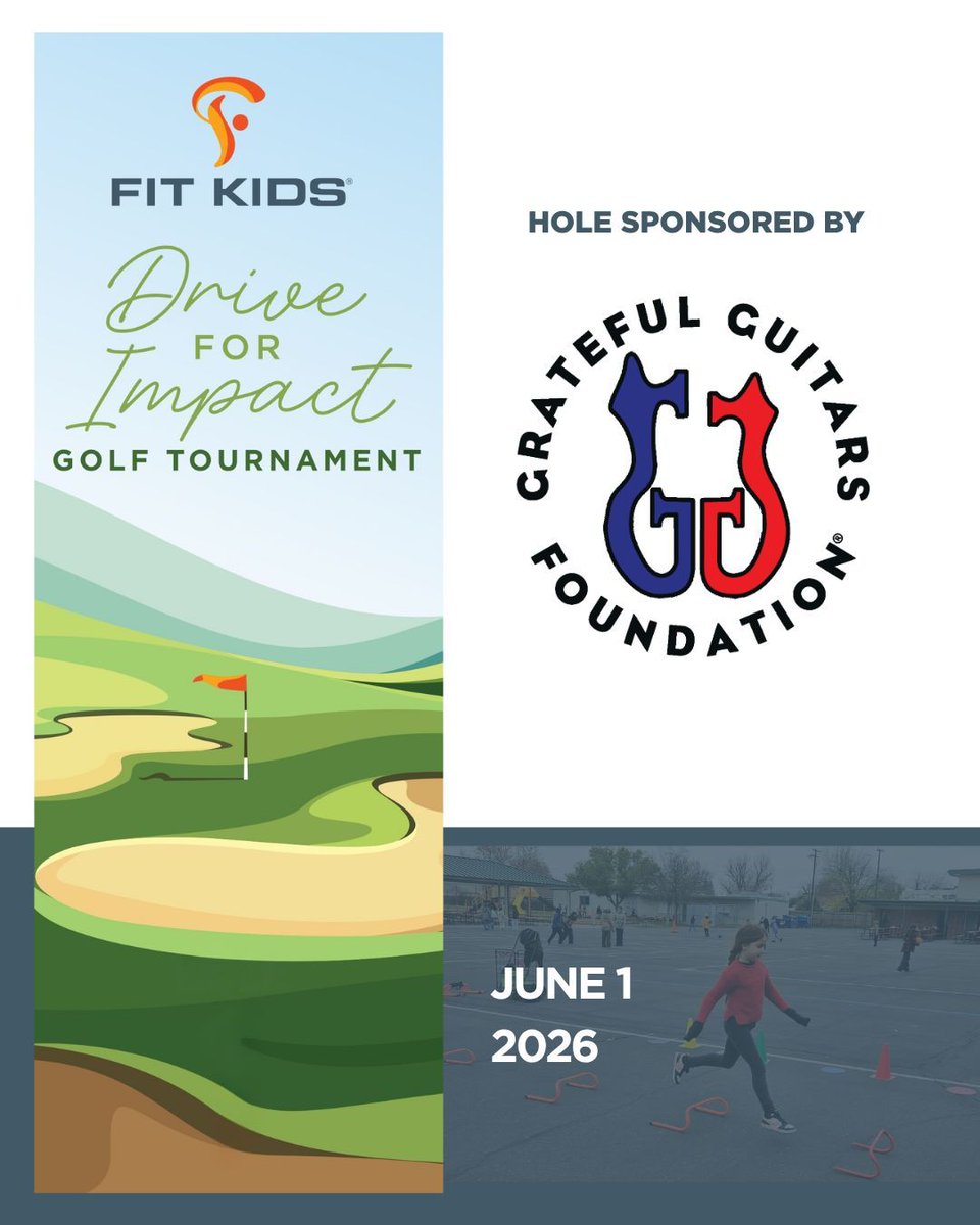 FitKidsFdn's tweet photo. Proud to have @GratefulGuitarFoundation sponsoring the Fit Kids Drive for Impact Golf Event for the second year in a row. ✨

Two organizations, one shared belief: every kid deserves a chance to thrive.

#FitKidsDriveForImpact #GolfForGood #YouthDevelopment https://t.co/y5v0SoaYBw