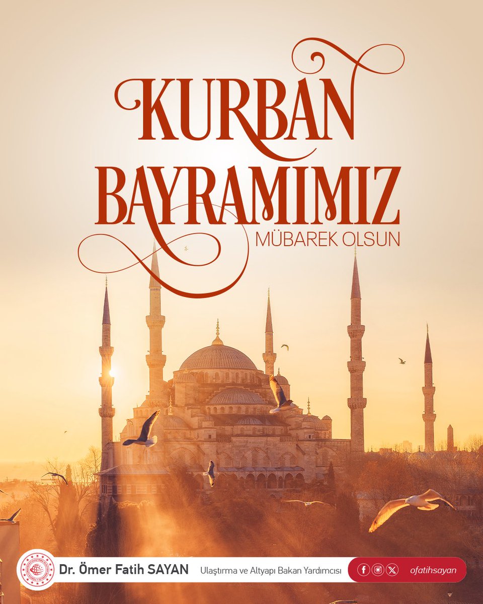 ofatihsayan's tweet photo. Yüreklerimizde paylaşmanın huzurunu, evlerimizde bereketin coşkusunu ve ruhumuzda bir olmanın güzelliğini hissettiğimiz Kurban Bayramı’mız mübarek olsun.

Kurban Bayramı'nın ülkemiz başta olmak üzere tüm İslam âlemi ve insanlık için hayırlara vesile olmasını diliyorum. 

Rabb’im, İbrahimce bir sadakat ve İsmailce bir teslimiyetle kutsal topraklarda hac farizasını yerine getiren tüm kardeşlerimizin ibadetlerini izzet-i dergâhında kabul eylesin.
