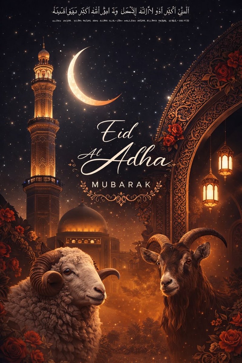 Shaikh2470's tweet photo. Eid ul Adha Mubarak! Wishing you peace, happiness, and countless blessings.๐คฒ๐ปโค๏ธ๐
#BaseerAli #BaseerSquad #Baseer_Bob https://t.co/XjoDWHSnVt