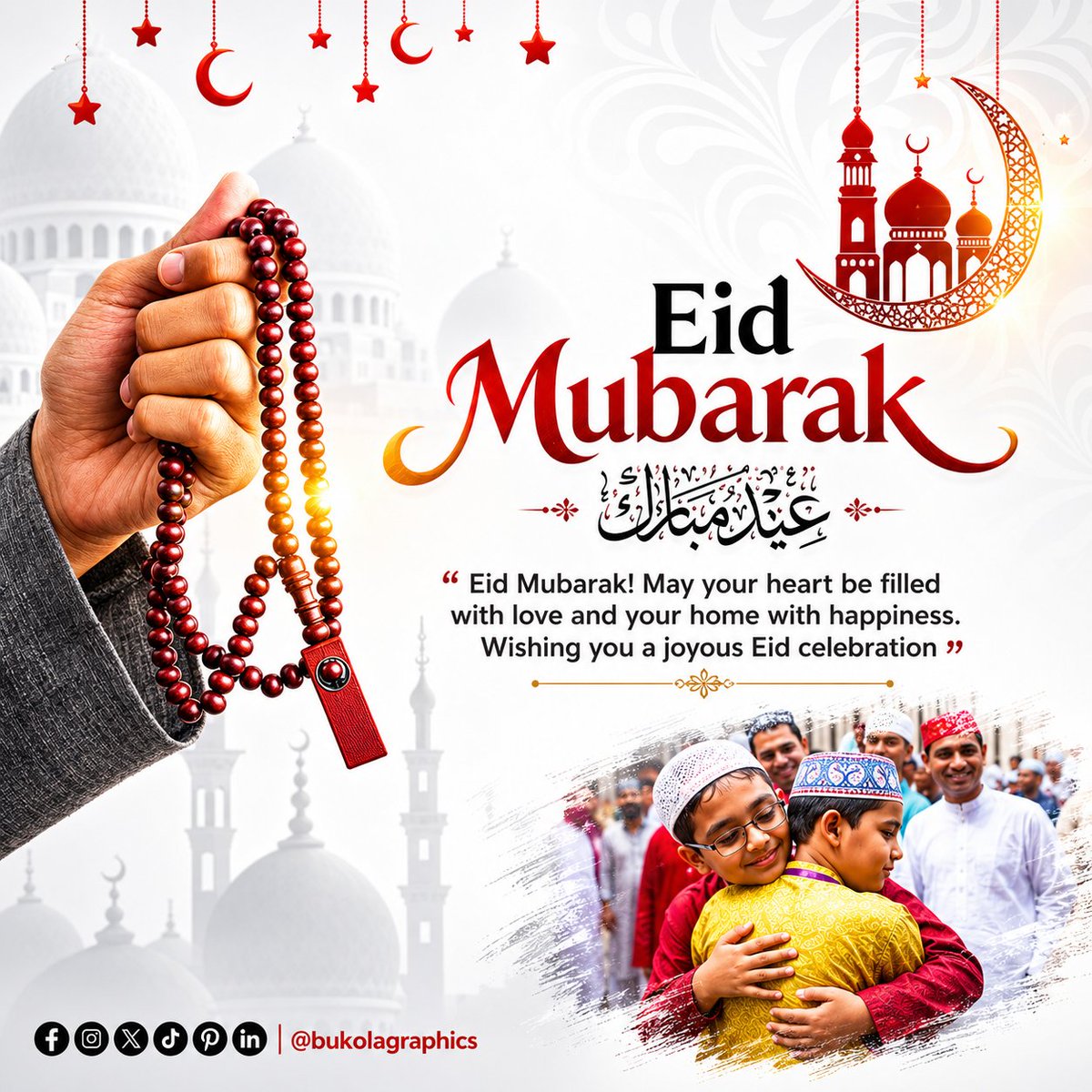 bukky_design's tweet photo. Celebrating love, peace, and togetherness this Eid season 🌙✨
Wishing everyone joy, happiness, and countless blessings.
Eid Mubarak to you and your family!

Designed by BukolaGraphics 🎨

#EidMubarak #GraphicDesign  #CreativeDesign #FlyerDesign #SocialMediaDesign #DesignerBrand https://t.co/8xRHwIC1rl