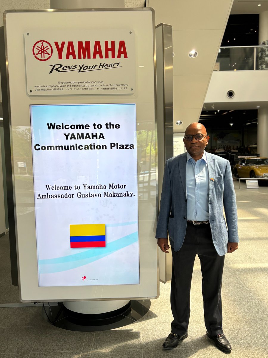 EmbColombiaJap's tweet photo. El Embajador Makanaky visitó las factorías de marina de Yamaha Motor, Inició con la planta de motores fuera de borda de Shizuoka y finalizó con el astillero en Amakusa.
Se busca así, fortalecer la presencia de esta corporación en Colombia y explorar nuevas áreas de cooperación.🚢 https://t.co/zVKgD5zjp7