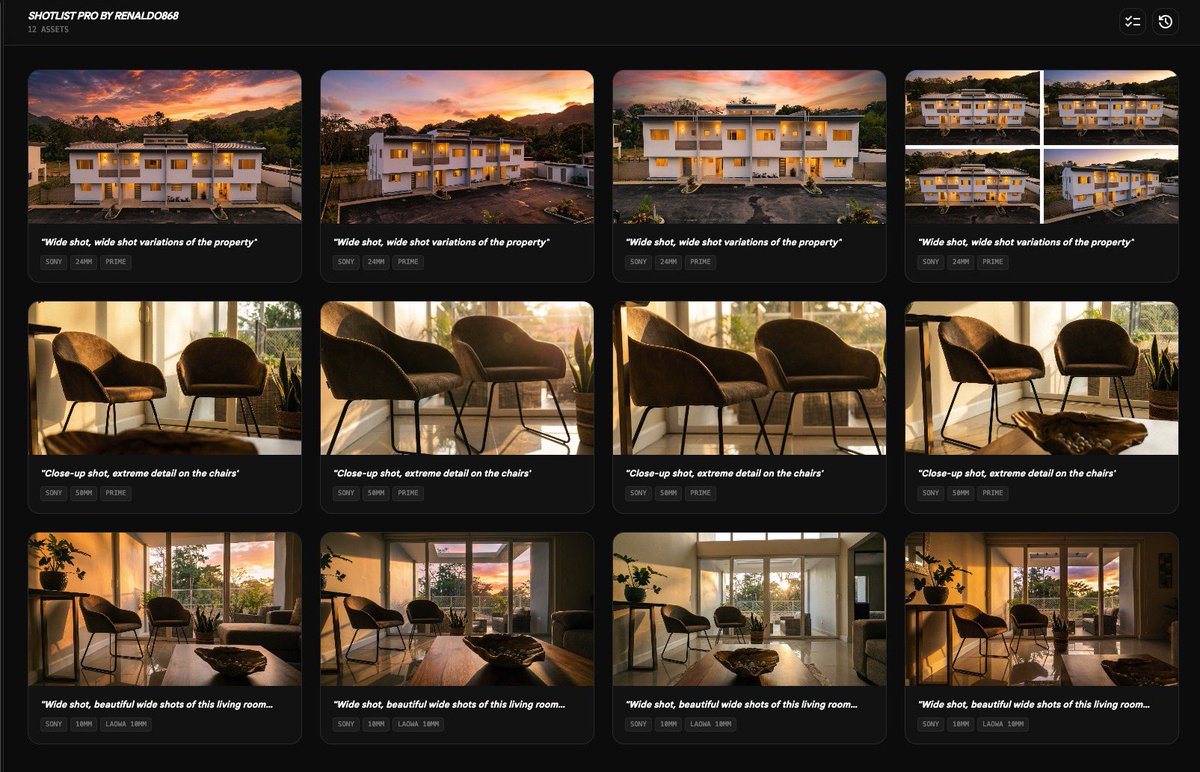 RenaldoTT's tweet photo. Just created an app to spit out a Shotlist by just importing reference images. Camera, lenses, time of day all adjustable. Sigh 

https://t.co/G3ct8Mgppv https://t.co/zlczbJfjM4