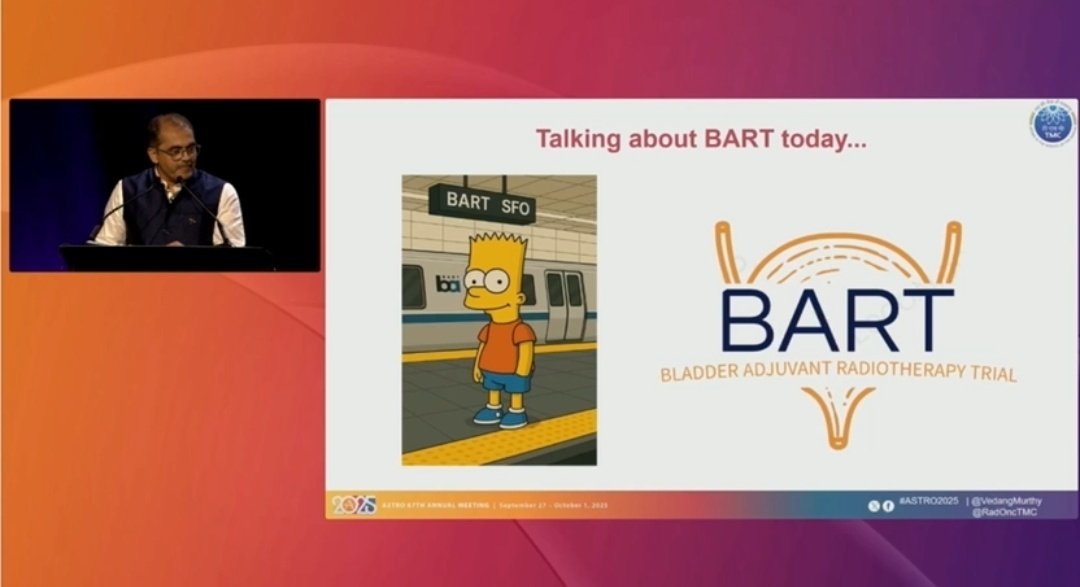 VedangMurthy's tweet photo. @SameerKeoleMD @RadOncTMC @ASTRO_org There you go!
Long live all the BARTs!! https://t.co/4TT6TlkfDQ