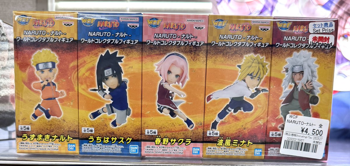 ワールドコレクタブルフィギュア【入荷情報】 ◇WCF NARUTO-ナルト- 全