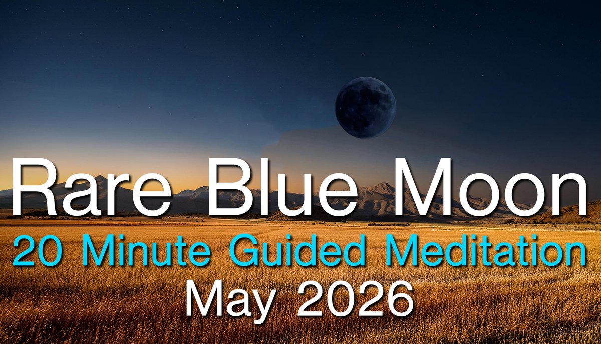 savvaemanon's tweet photo. Beneath the rare Blue Moon in Sagittarius, journey into a 20-minute guided meditation for reinvention, expansion, sacred freedom, and soulful awakening. Release old stories, breathe into infinite possibility, and reconnect with the truth of who you are beneath the moonlight. 🌌🏹💫

#BlueMoon #SagittariusMoon #GuidedMeditation #SpiritualAwakening #Meditation #FullMoonMeditation #HealingJourney #Mindfulness #SoulExpansion #NewBeginnings #MoonMagic #SacredFreedom #SpiritualGrowth #InnerPeace #Breathwork #SelfHealing #Consciousness #Manifestation #EnergyHealing #YouTubeMeditation

20 Minute Blue Moon Guided Meditation May 2026 https://t.co/YMMS0qngie via @YouTube