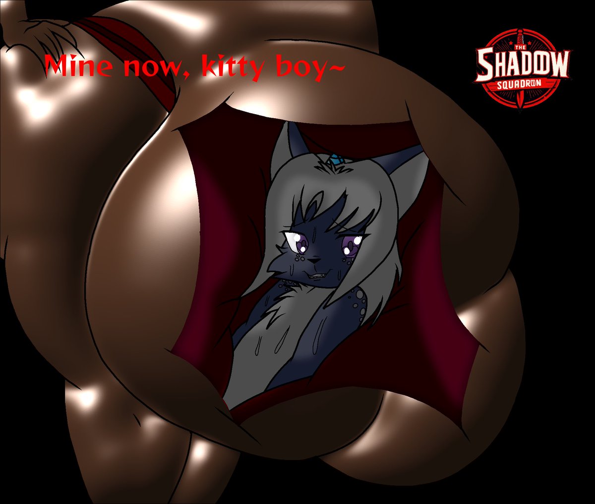 ShadowSquadron0's tweet photo. @Palki3000 hey. Thinking you wanna add to my cheeks once and for all? Missing the fourth~ https://t.co/aJ7wKavOHv
