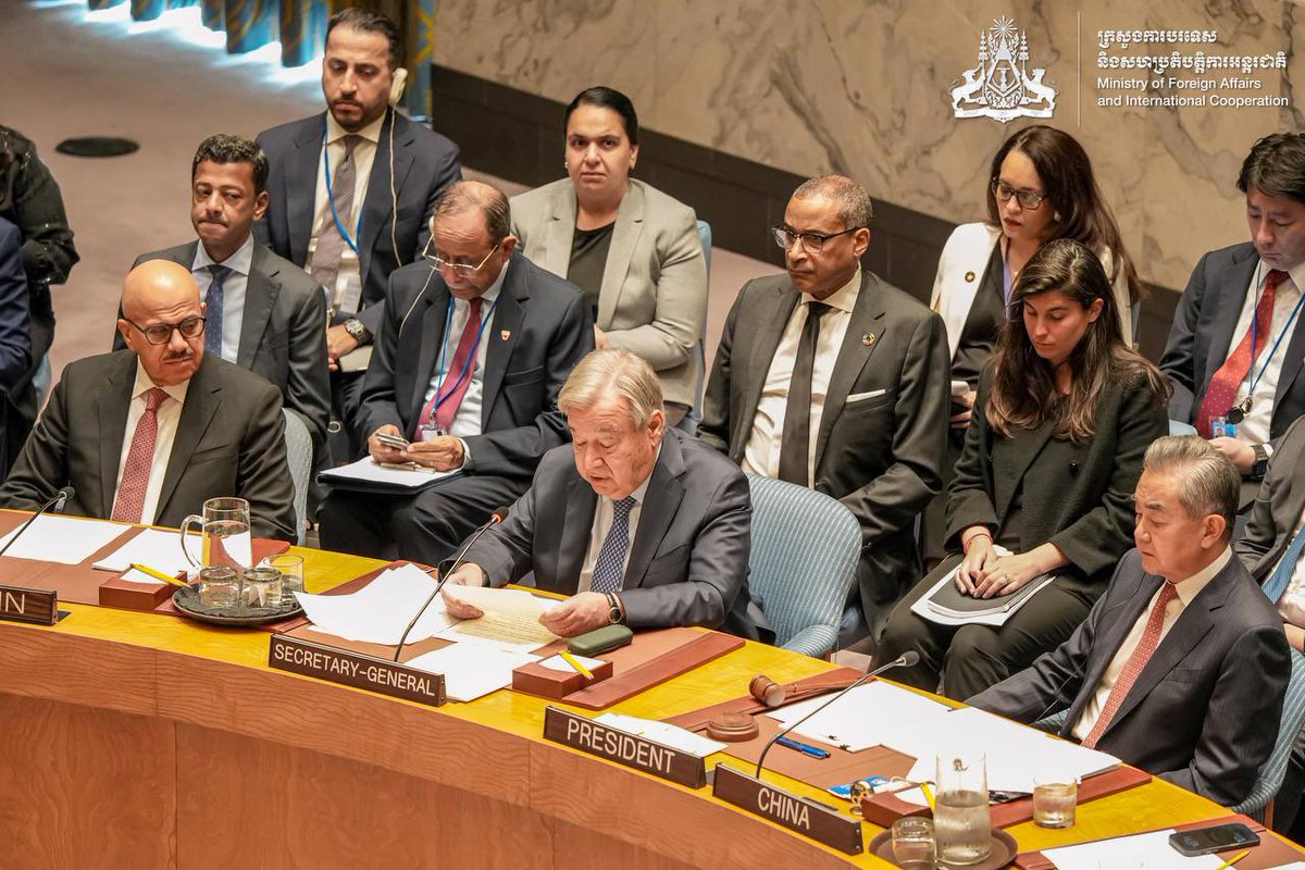 KampucheaPresse's tweet photo. Cambodia Urges Full Respect for UN Charter, Denounces Illegal Occupation of Its Territory
 
AKP Phnom Penh, May 27, 2026 --
 
Deputy Prime Minister and Minister of Foreign Affairs and International Cooperation H.E. Prak Sokhonn has reaffirmed Cambodia’s strong commitment to the United Nations Charter while calling for full respect for Cambodia’s sovereignty and territorial integrity amid the continued illegal occupation of Cambodian territory by Thai forces.
 
Speaking at the High-Level Open Debate of the United Nations Security Council on May 26, H.E. Prak Sokhonn stressed that the principles enshrined in the UN Charter – including sovereign equality, territorial integrity, peaceful settlement of disputes, and non-use of force — must remain the foundation of the international order.
 
“The UN Charter must remain the cornerstone of international order and the indispensable framework for peaceful coexistence, cooperation, and conflict prevention,” he said.
 
The Deputy Prime Minister warned that these principles are increasingly under strain due to armed conflicts, geopolitical tensions, and declining trust among nations.
 
Drawing from Cambodia’s own historical experience, H.E. Prak Sokhonn emphasised that disputes must be resolved exclusively through dialogue, diplomacy, mutual respect, and adherence to international law.
 
He recalled the important role played by the United Nations Transitional Authority in Cambodia (UNTAC) in supporting Cambodia’s peace process, national reconciliation, and recovery in the early 1990s.
 
Regarding the Cambodia-Thailand border situation, the Deputy Prime Minister expressed Cambodia’s appreciation to the international community for supporting the ceasefire and peaceful settlement efforts in accordance with international law and the principles of the UN Charter.
 
He stressed that borders and sovereignty “must never be altered by force or through fait accompli.”
 
While the ceasefire continues to hold, H.E. Prak Sokhonn expressed concern over the situation on the ground in areas “well inside Cambodian territory” that remain under illegal occupation.
 
He called for the full, effective, and urgent implementation of all agreements reached between Cambodia and Thailand, particularly the Joint Statement of Dec. 27, 2025.
 
The Deputy Prime Minister underlined that respect for international law, existing treaties and agreements, dialogue, good faith, and mutual respect are essential to restoring trust, securing lasting peace, and enabling displaced populations to return home safely and with dignity.
 
He also called on the international community to continue supporting peaceful efforts aimed at preserving peace, stability, and prosperity in the region.
 
Cambodia has so far responsibly and faithfully adhered to and implemented the Joint Statement of the 3rd Special Meeting of the General Border Committee (GBC) held on Dec. 27, 2025. However, the Thai side has continued to violate Cambodia’s sovereignty through repeated actions, including laying barbed wire, placing container units, constructing infrastructure, and destroying houses in the illegally-occupied areas.
 
By C. Nika

#CambodiaWantsPeace
#JusticeForCambodia