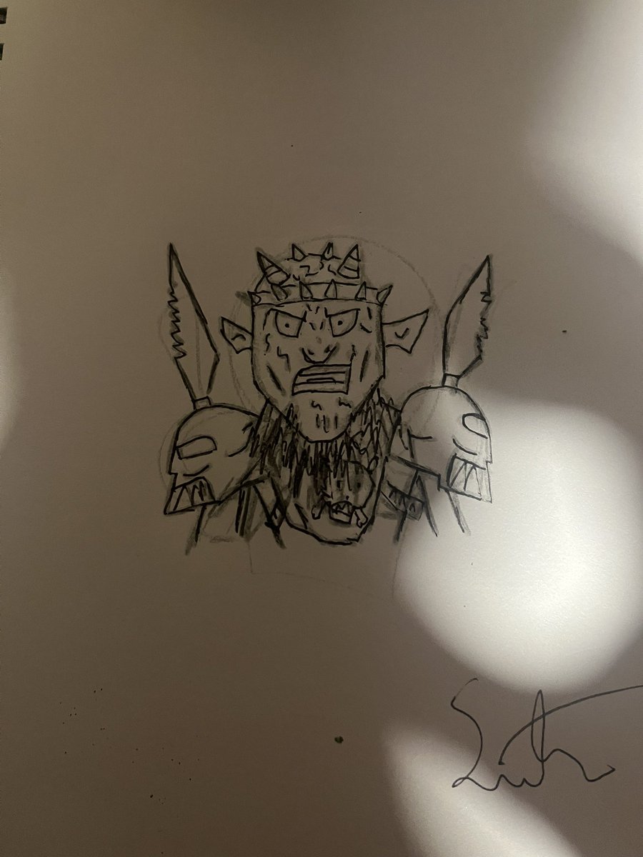 OBlockworrior's tweet photo. Did a drawing of #oderusurungus
#HailGwar https://t.co/sB2BxGtcMV