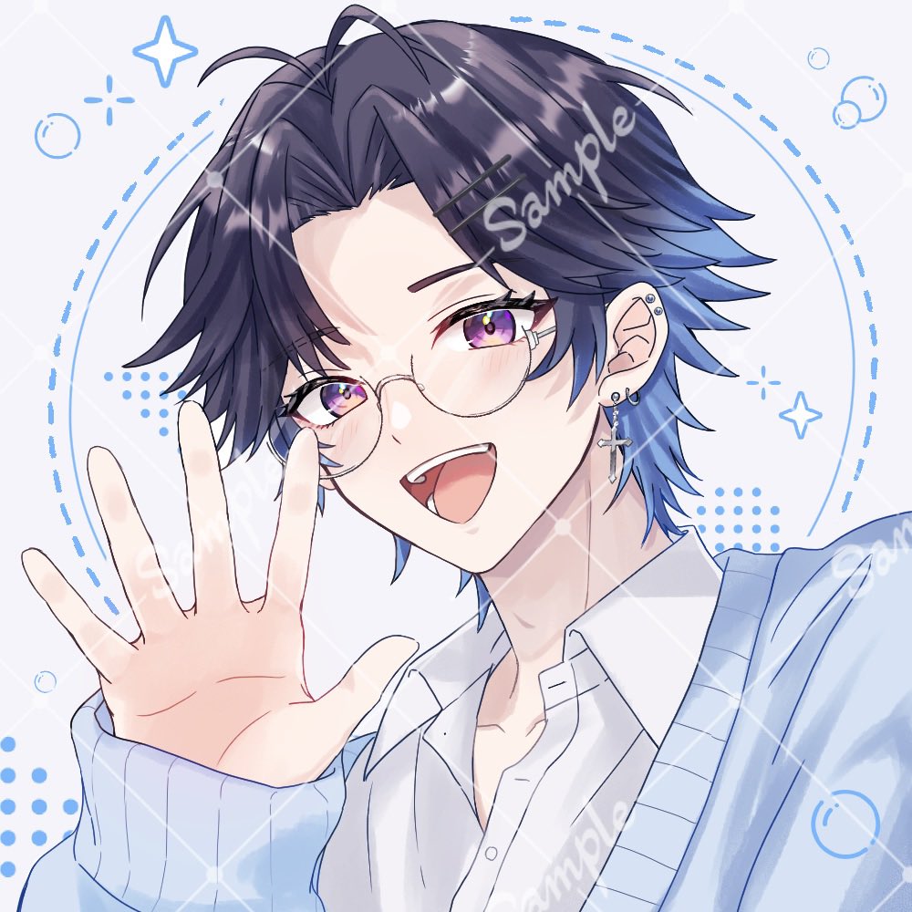 Mellowdown0's tweet photo. 【ご依頼作品🌷】

キャラクターデザイン込みで男性アイコンを制作させていただきました✨ https://t.co/dvtFeTr842