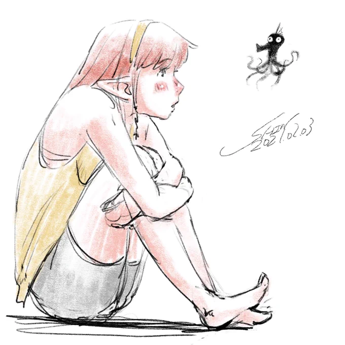 さて、午後は色鉛筆教室 講師やってきます