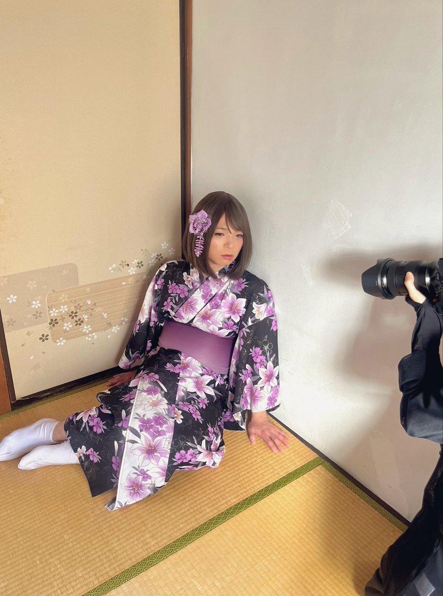 makeover_with's tweet photo. 暑い日は浴衣女子に🎐

こうゆう色柄もかわいい💜

はじめての変身で、おでかけまで楽しまれたお客様✨️
有難うございました❤️ https://t.co/jTCdBfpJcK